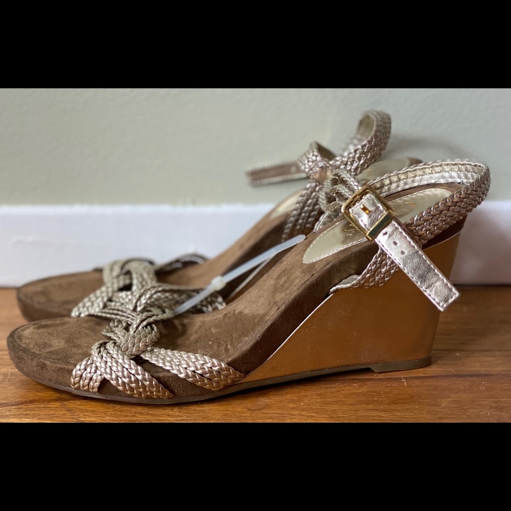 Chaps Wedged Sandals